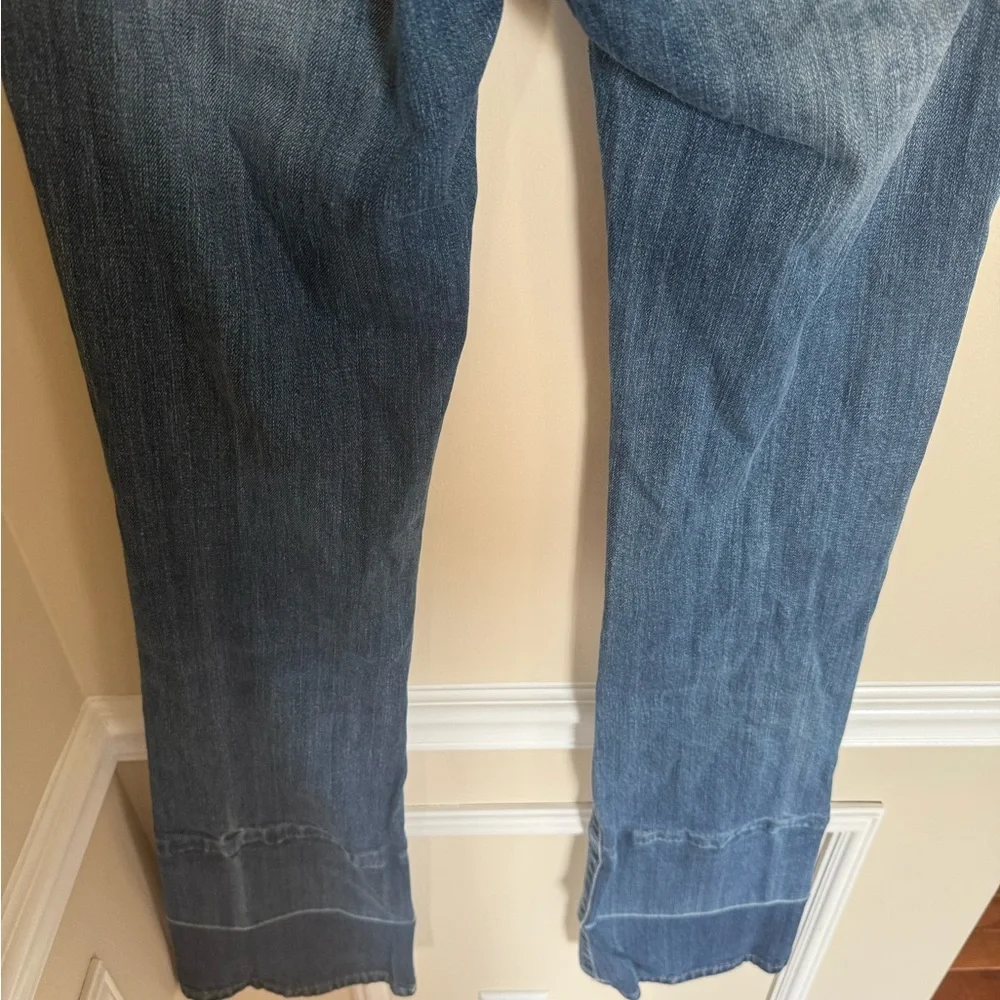 Y2K Women’s Size 29 Miss Me Bedazzled Biker Boot Cut Style JP6073B Vintage Wash - Picture 7 of 8